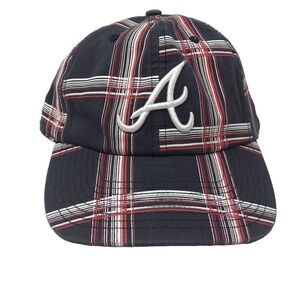 Atlanta Braves Baseball Cap Hat Plaid FRTYSVN Twins 47 Brand Strapback MLB
